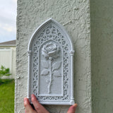 Gothic Window Rose Wall Decor