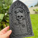 Gothic Window Skull & Roses Wall Decor