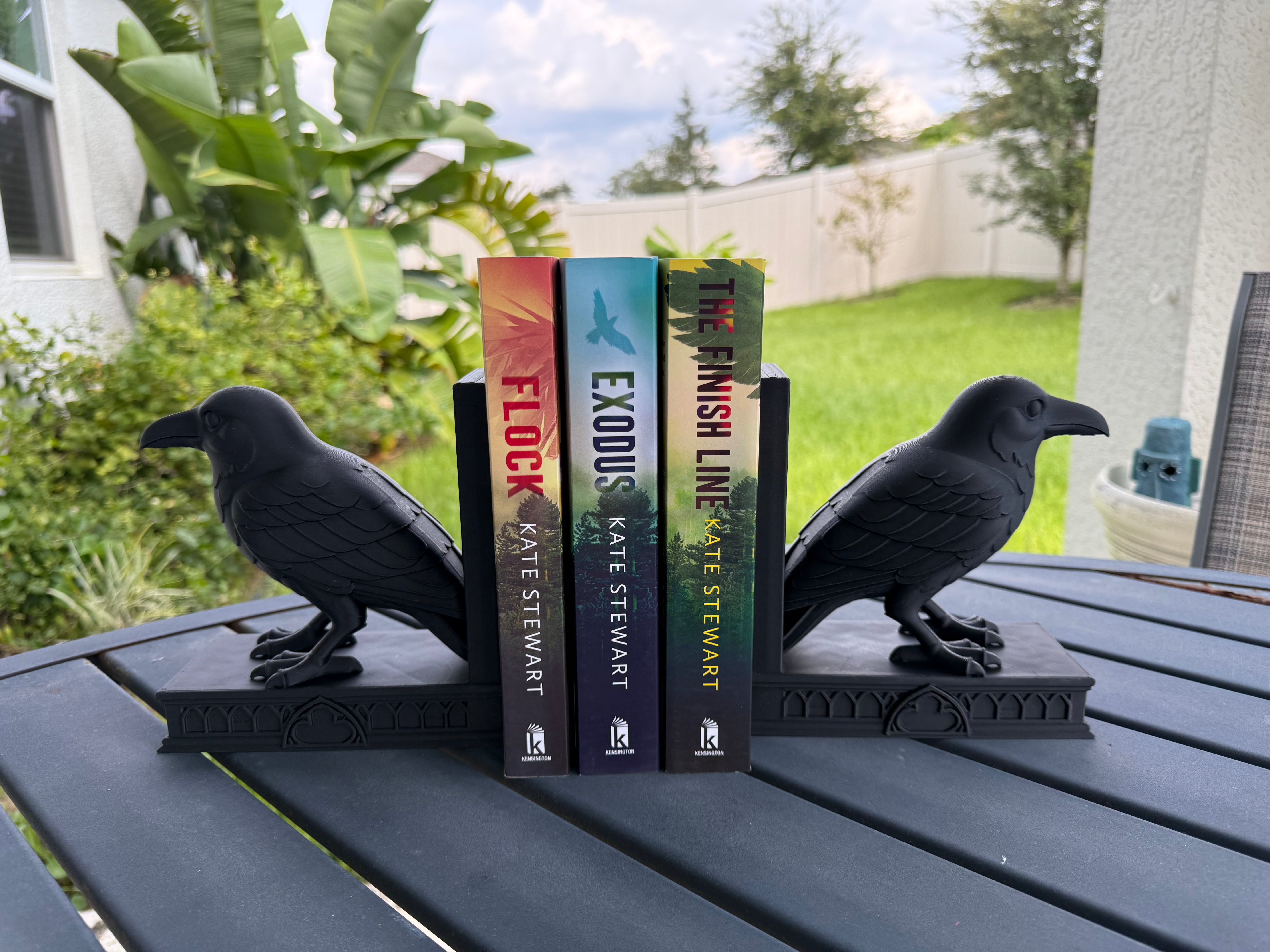 Raven Bookends | Create Fantasy Crafts | Fantasy | Dark Romance | Horror