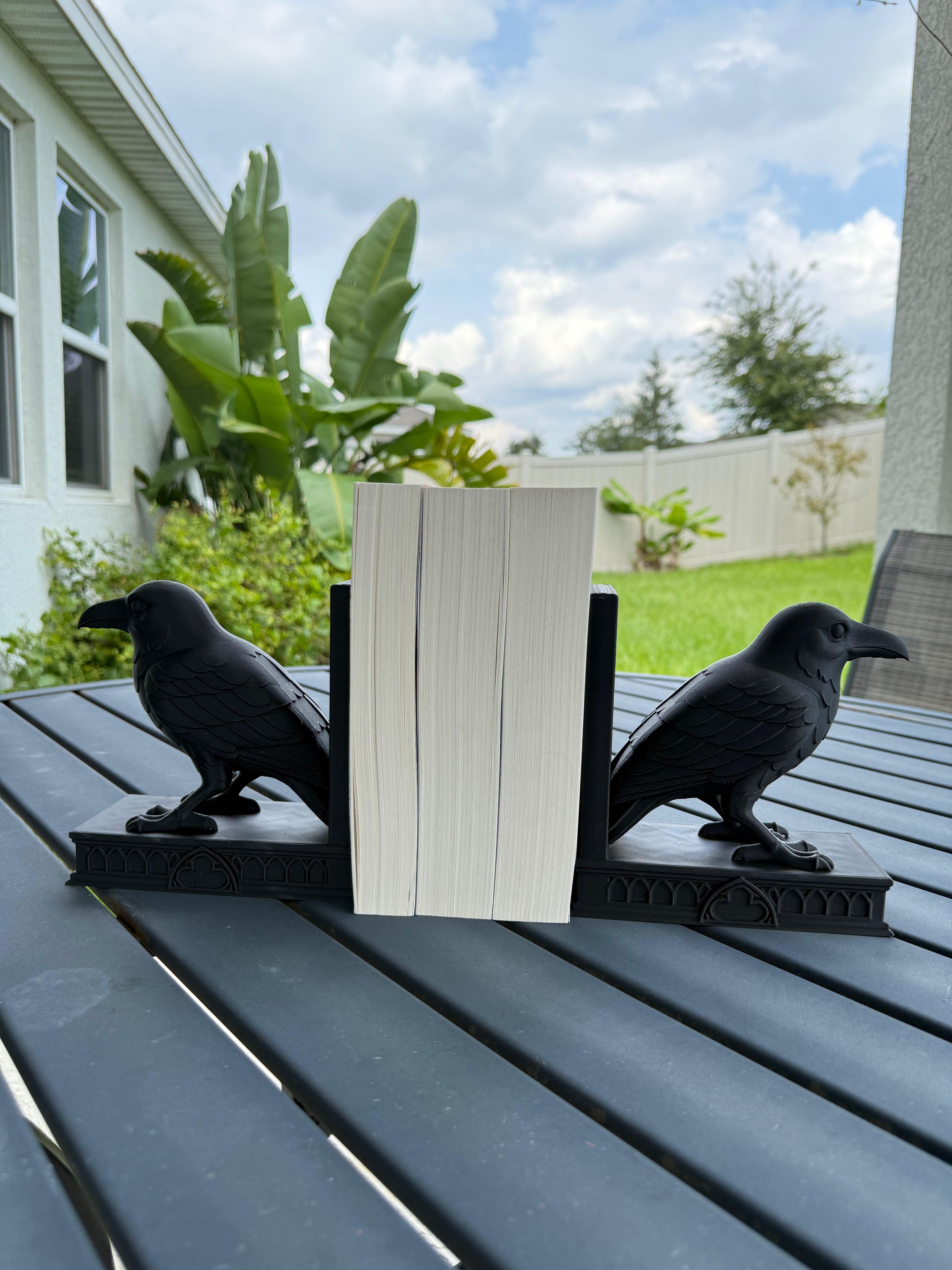 Raven Bookends | Create Fantasy Crafts | Fantasy | Dark Romance | Horror
