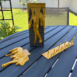 Dripping Gold Wall Book Nook | Bookish Merch | Bookshelf Decor | Romantasy |-Create Fantasy Crafts