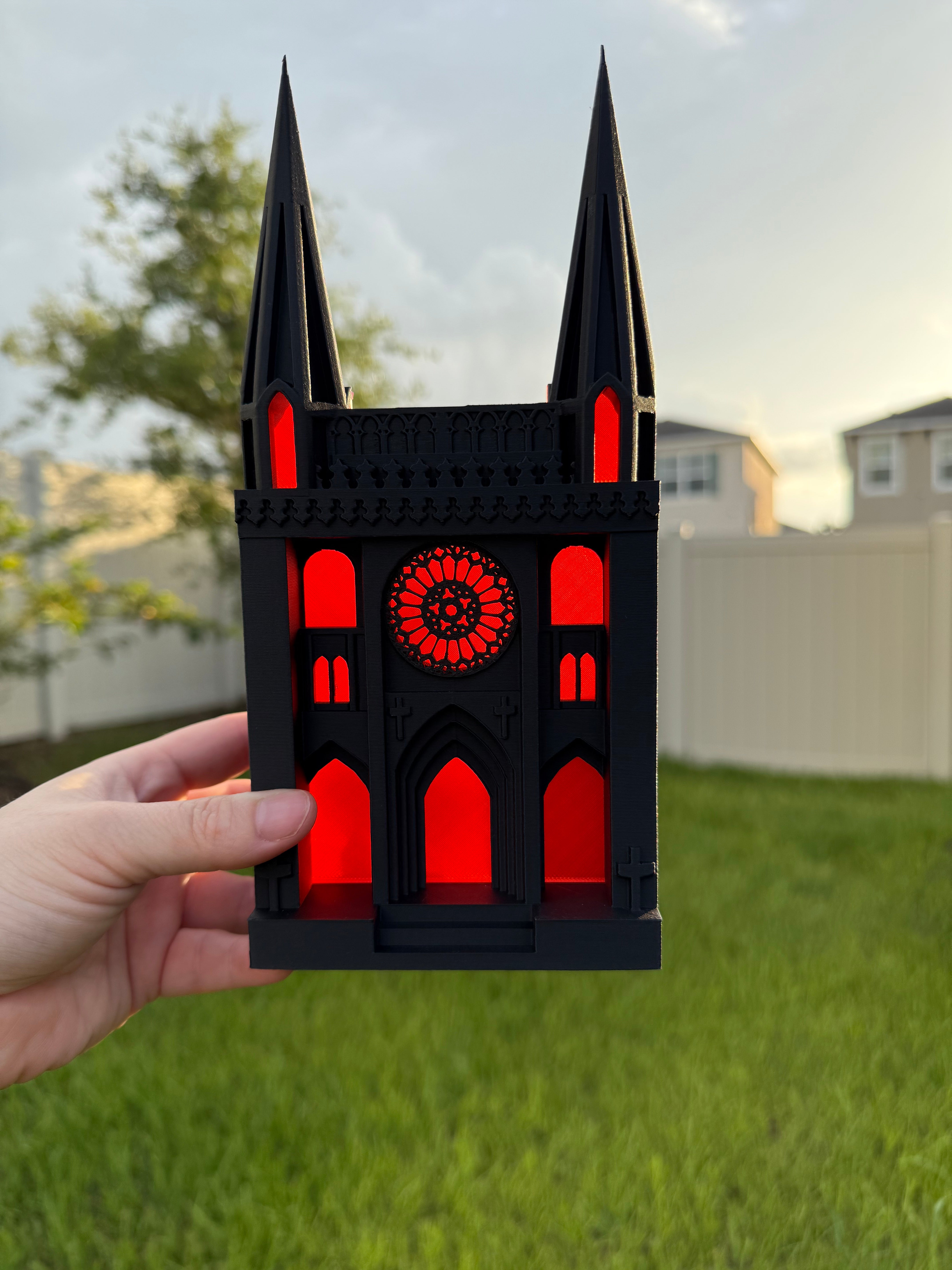 Cathedral Tealight Book Nook | Gothic Decor | Dark Romance | Horror |-Create Fantasy Crafts