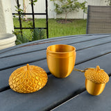 Golden Acorn Bookshelf Decor-Create Fantasy Crafts