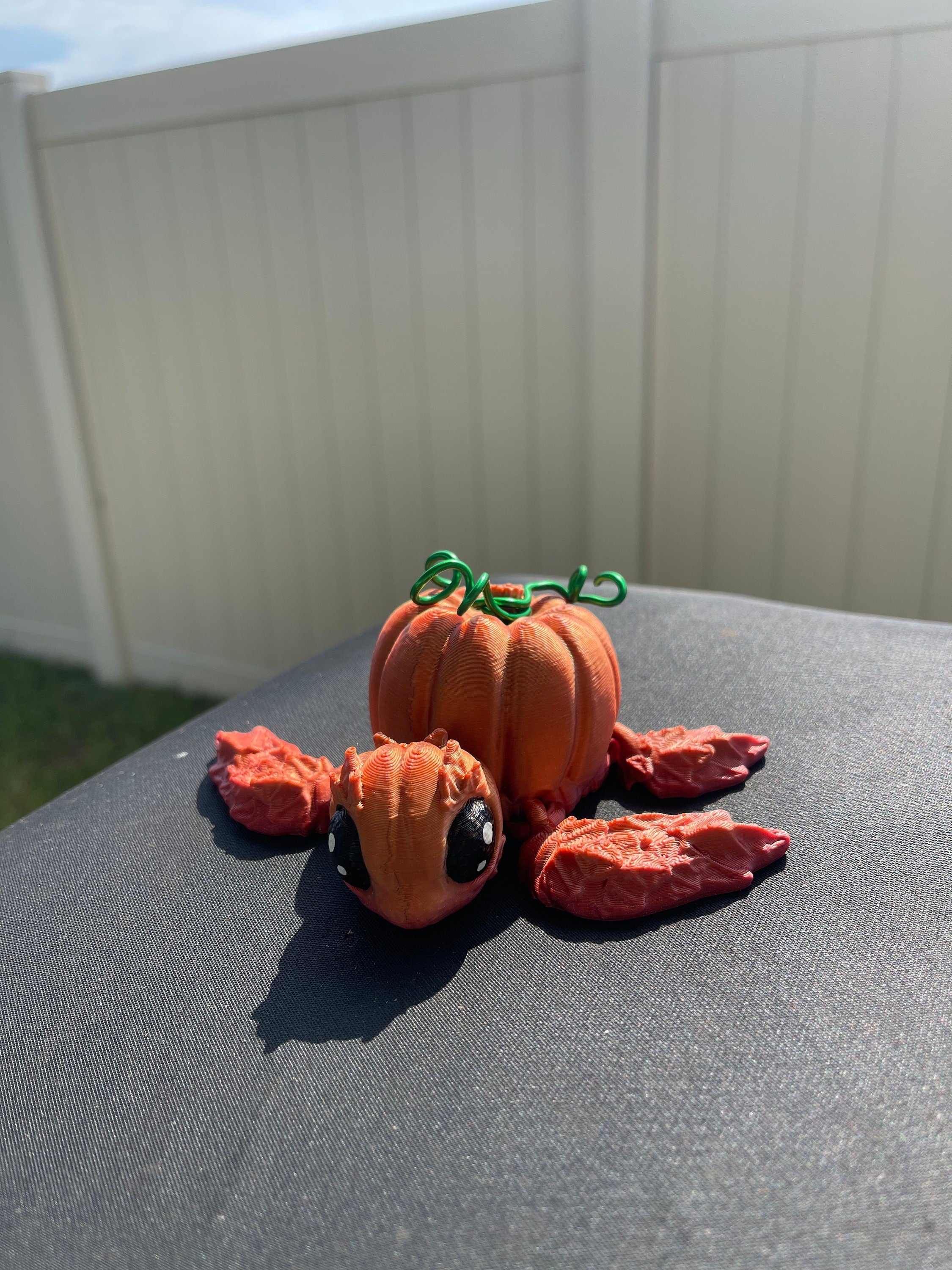 3D Print Pumpkin Turtle Fall Decor Desk Decor Fidget Toy-Create Fantasy Crafts