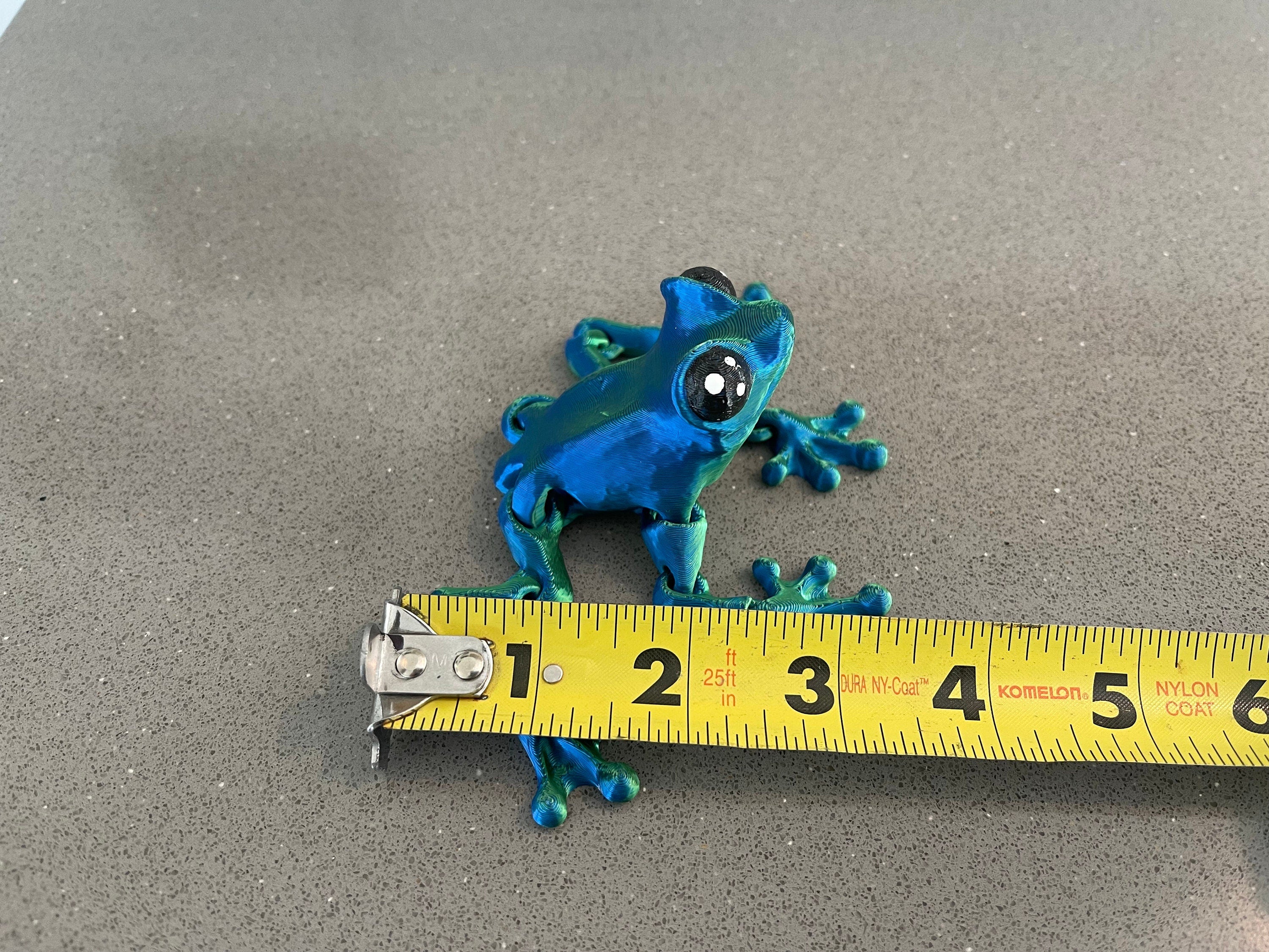 3D Printed Articulating Frog Froggy-Create Fantasy Crafts