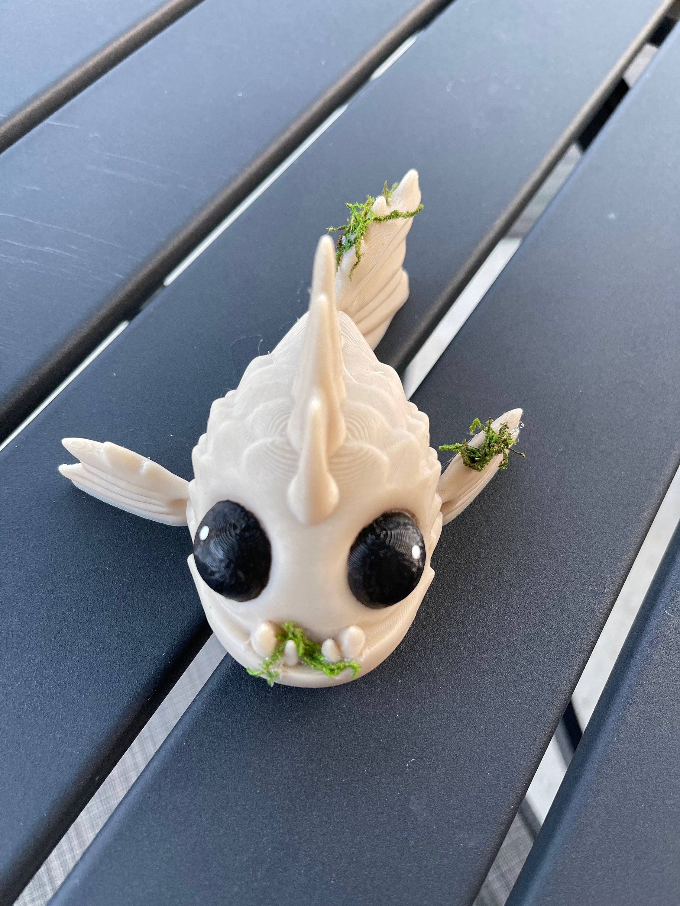 Moss Eater Scary Articulating 3D Print Bone Fish Halloween Decor-Create Fantasy Crafts