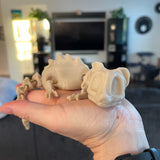 Bone Rat Articulating 3D Print Skeleton Rat-Create Fantasy Crafts