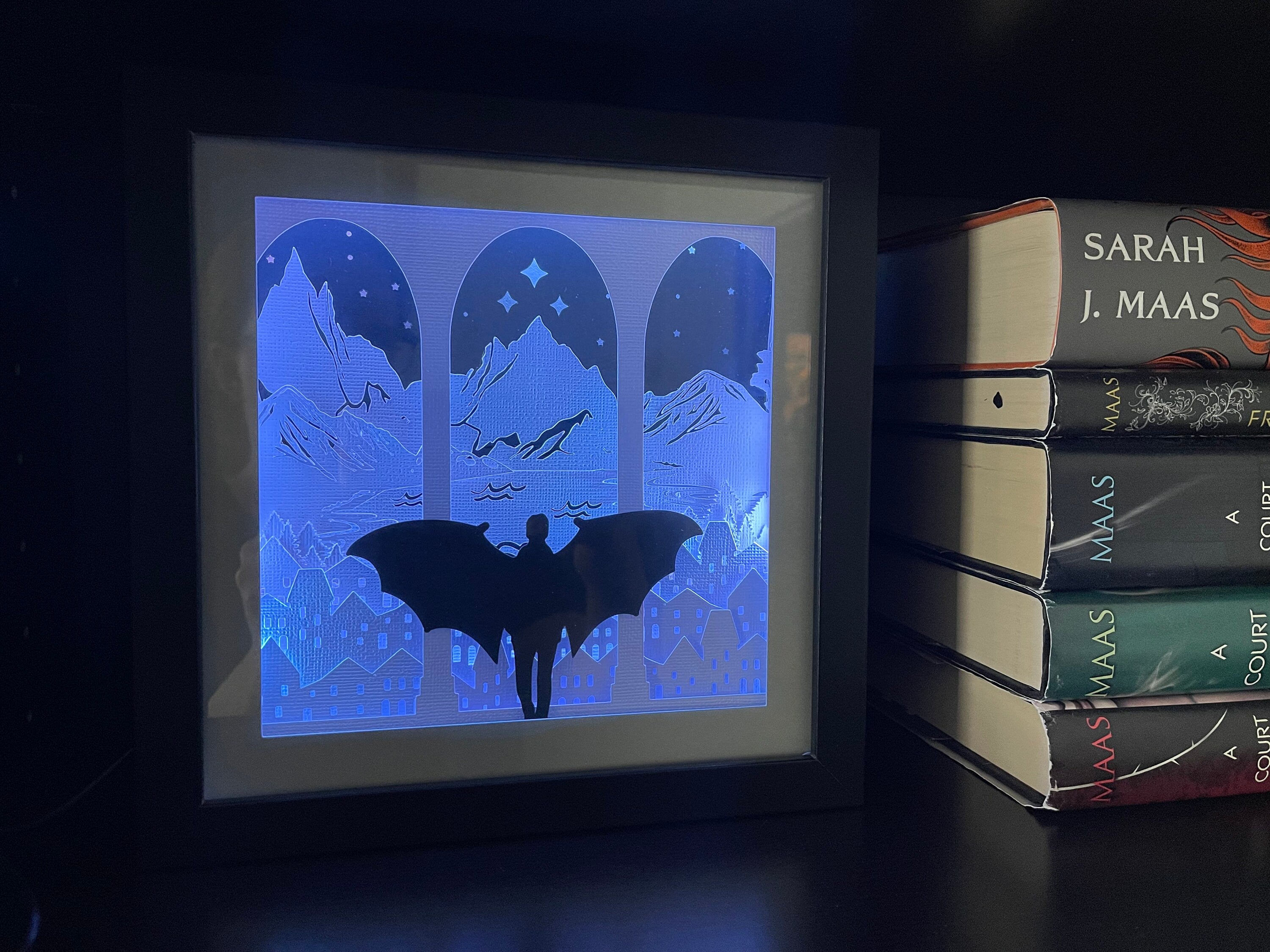 City of Starlight Inspired Lightbox LED backlit-Create Fantasy Crafts