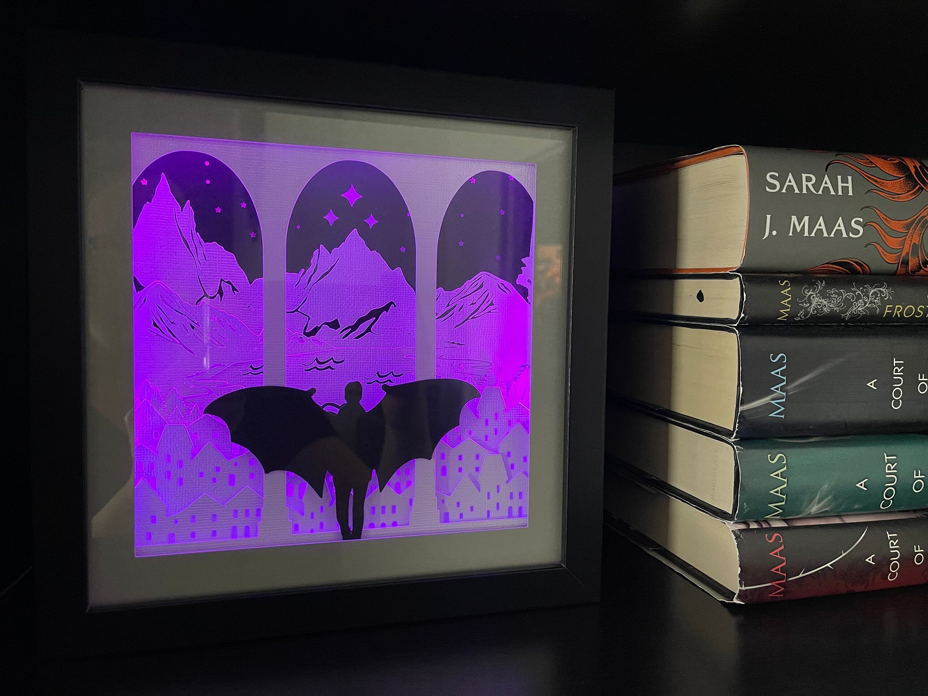 City of Starlight Inspired Lightbox LED backlit-Create Fantasy Crafts