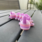 3D Print Cute Cat-erpillar Cat Caterpillar Gift Fidget Toy Decor-Create Fantasy Crafts