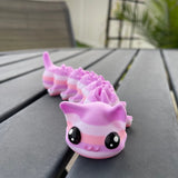 3D Print Cute Cat-erpillar Cat Caterpillar Gift Fidget Toy Decor-Create Fantasy Crafts