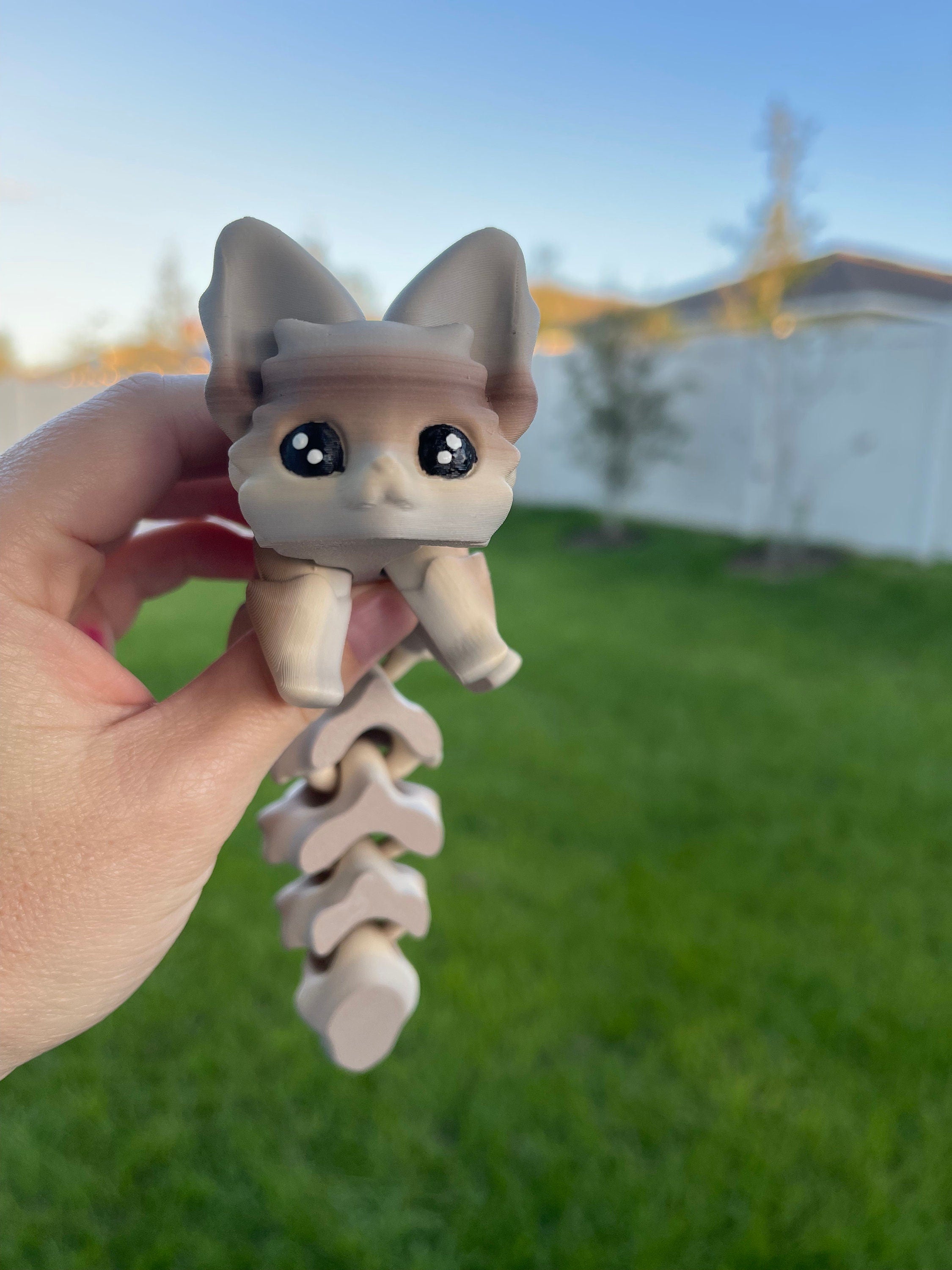 3D Print Cute Articulating Fox-Create Fantasy Crafts