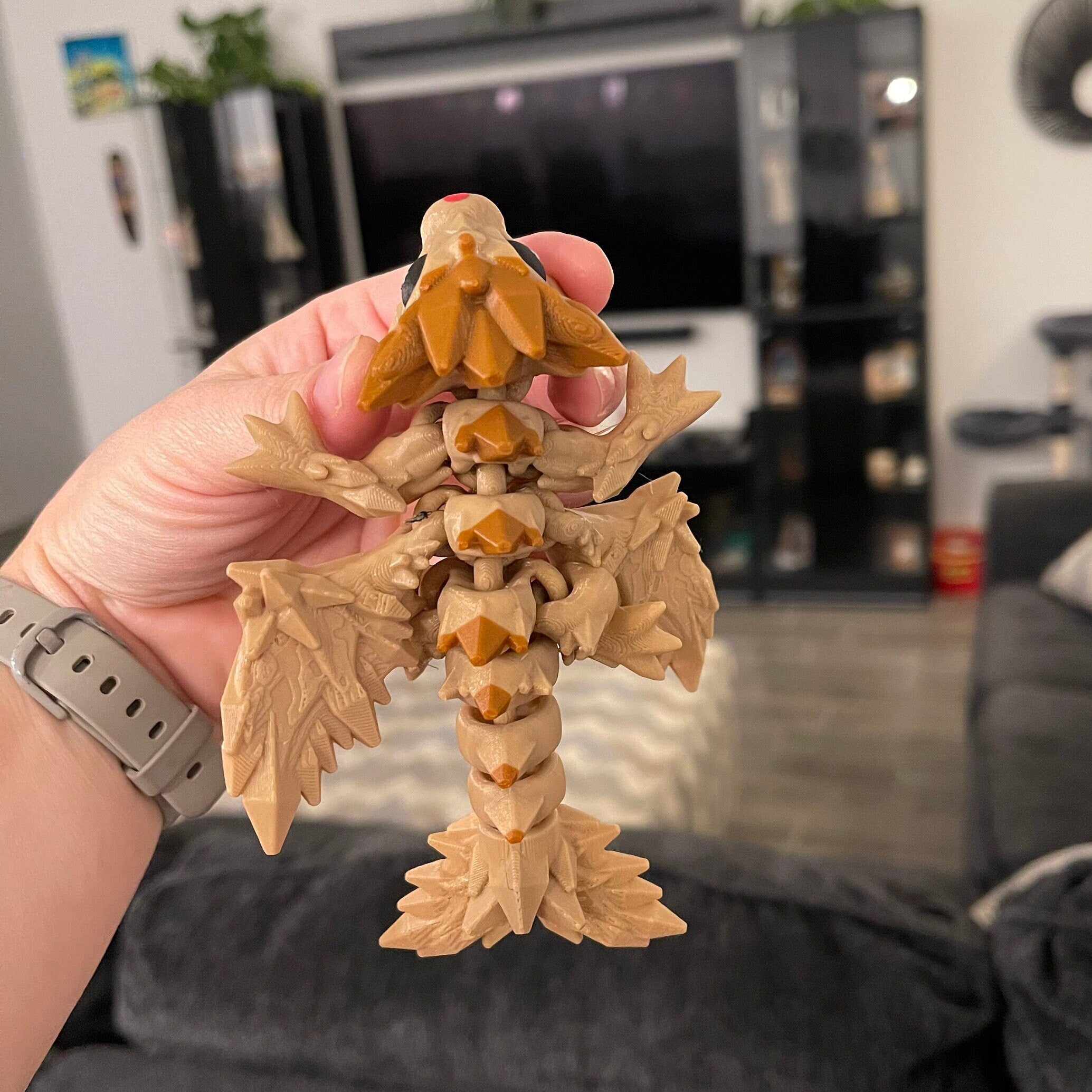 3D Print Small Crystal Wing Dragon - SPECIAL EDITION COLORS-Create Fantasy Crafts