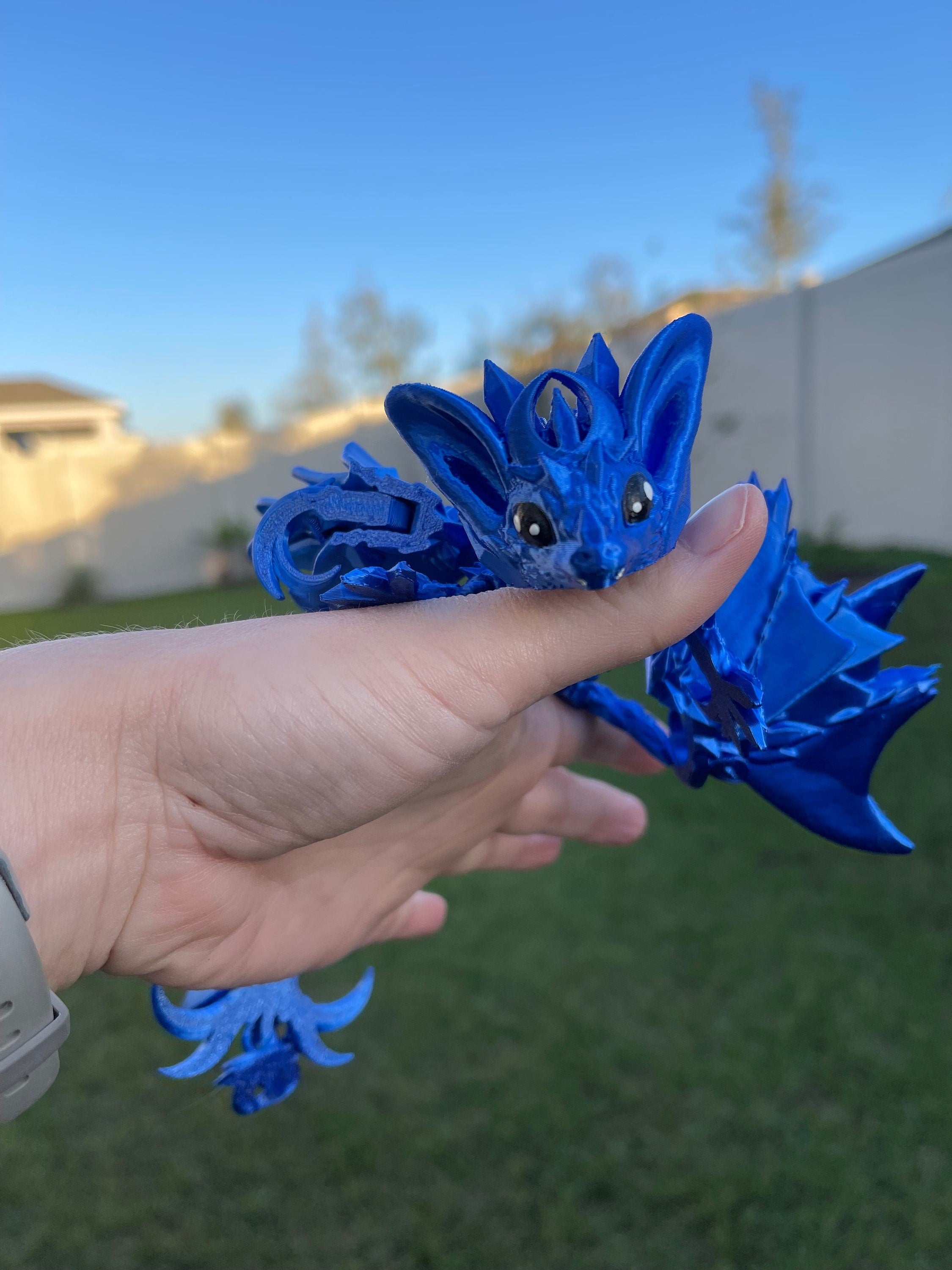 3D Print Winged Bat Dragon Articulated Nightwing Dragon-Create Fantasy Crafts