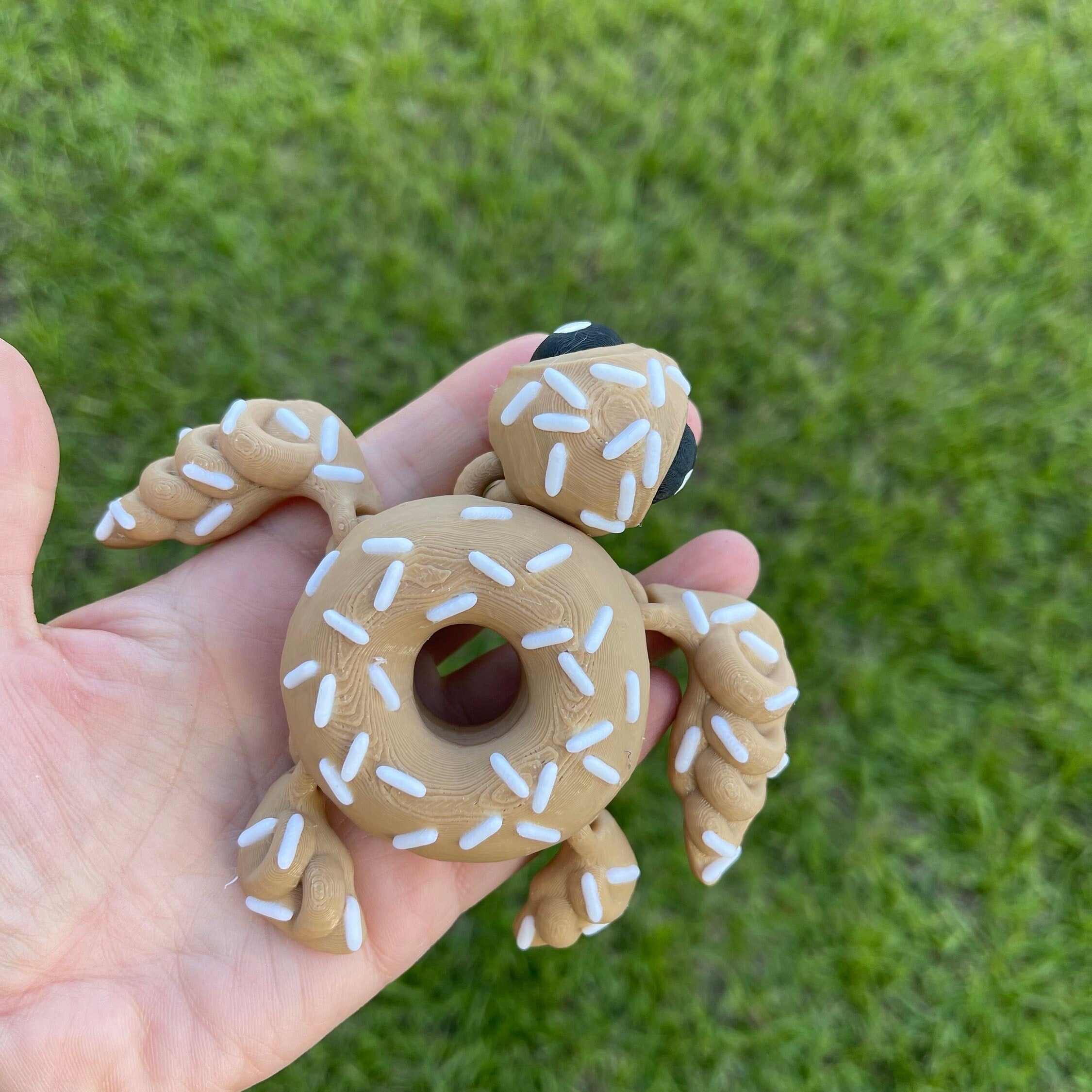 3D Print Dessert Turtle Decor Desk Decor Fidget Toy-Create Fantasy Crafts