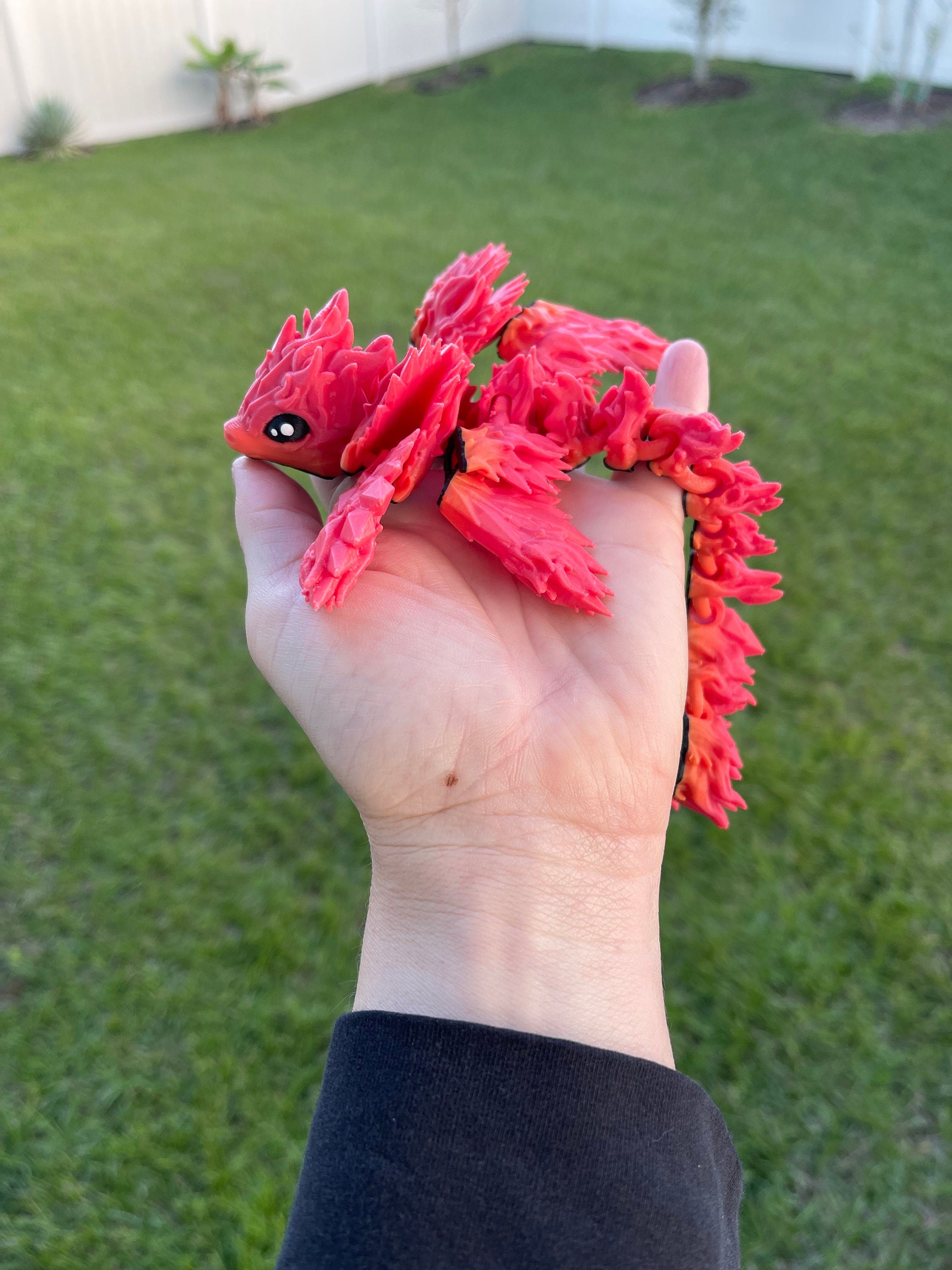 Phoenix Dragon Articulating 3D Print Gift Toy Decor Fire Dragon-Create Fantasy Crafts