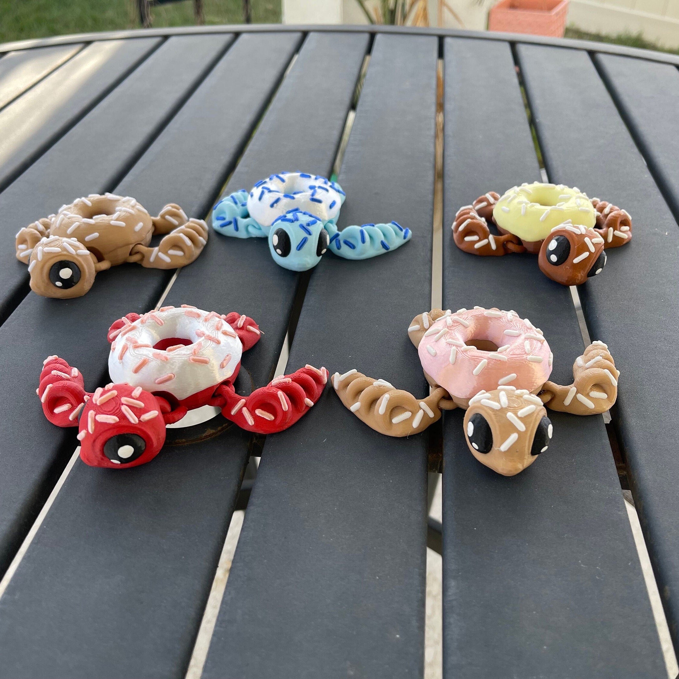 3D Print Dessert Turtle Decor Desk Decor Fidget Toy-Create Fantasy Crafts