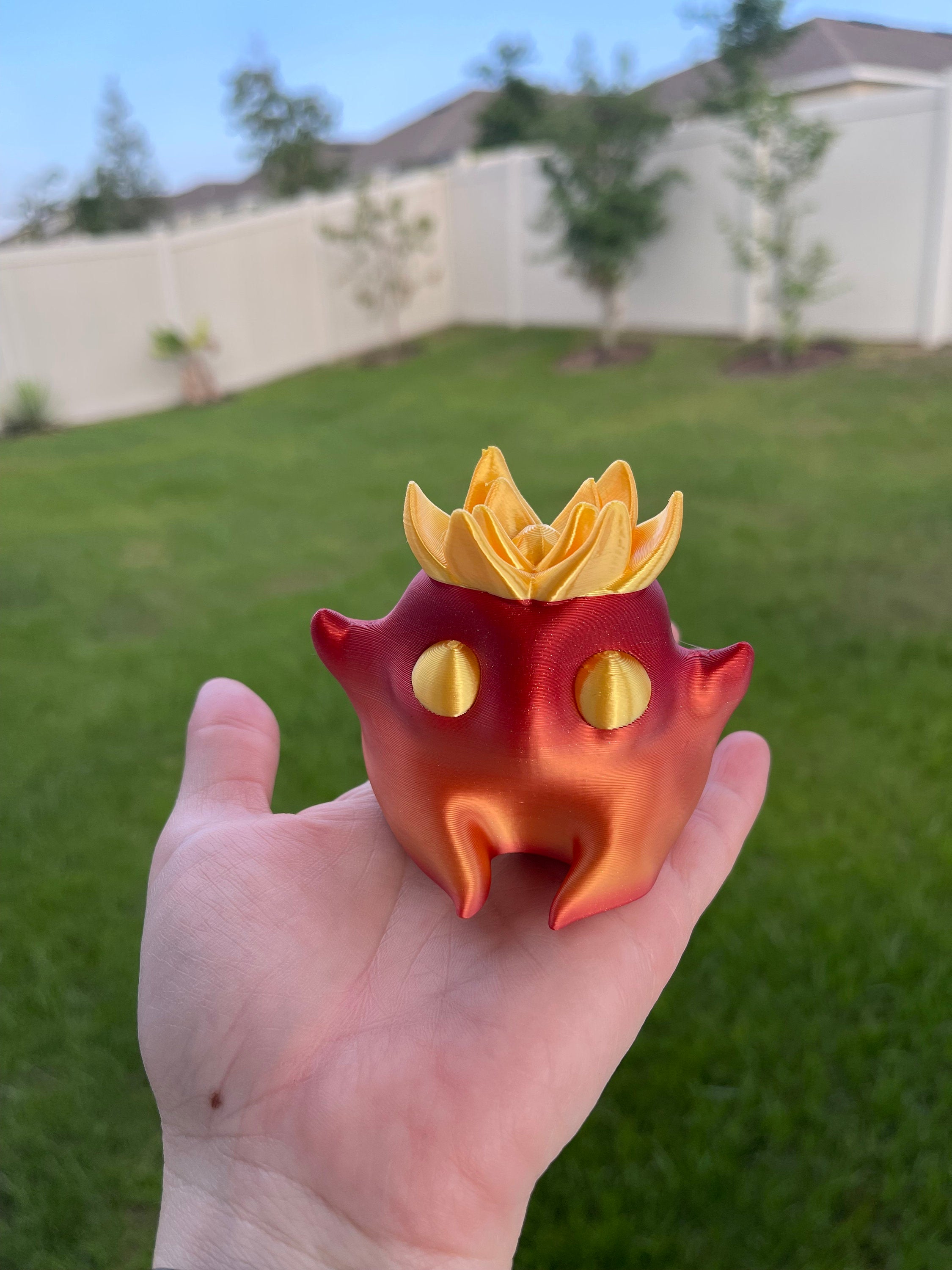 Cute Butt Sprite 3D Print Customizable Choose Color-Create Fantasy Crafts