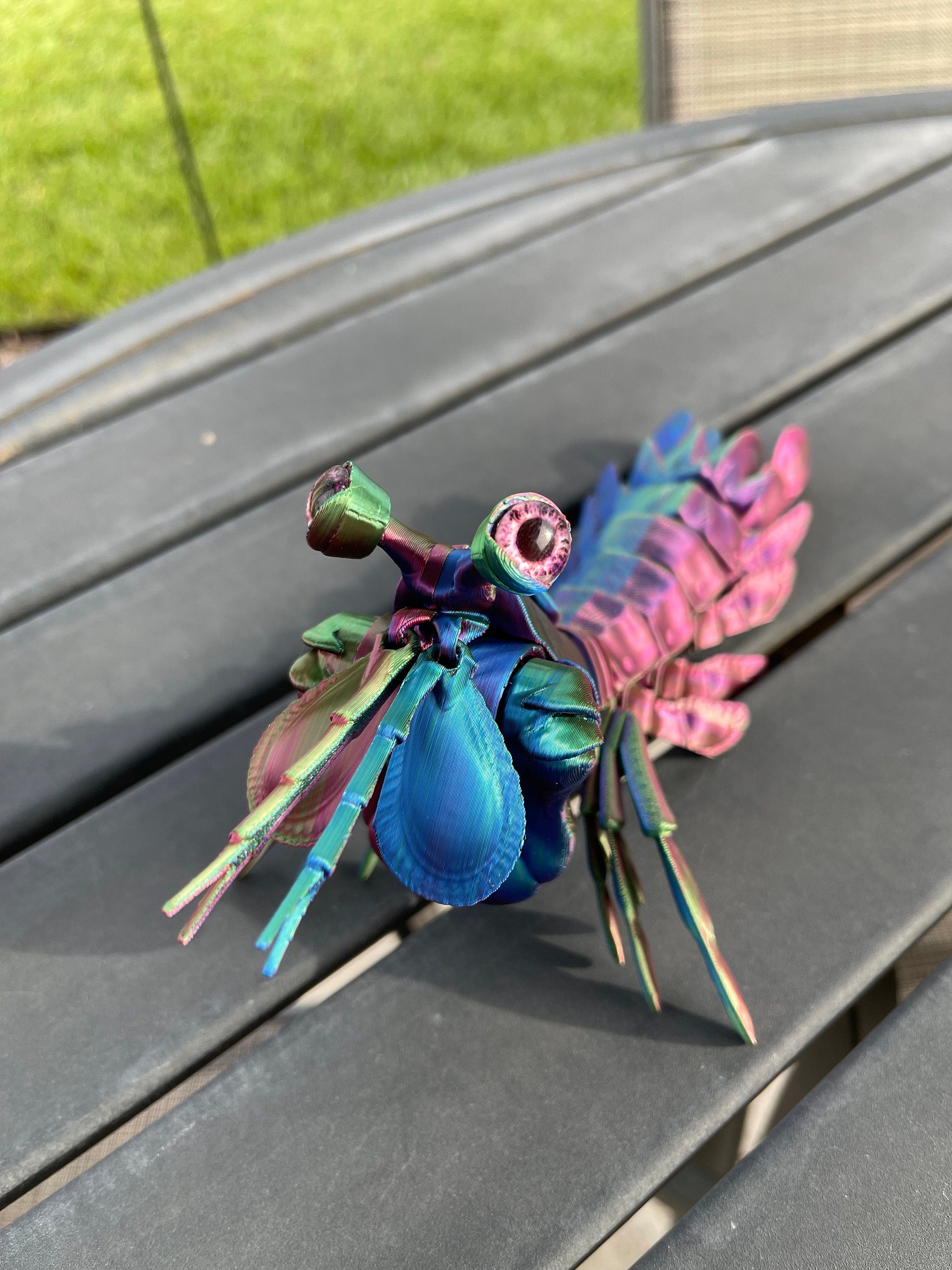 Mantis Shrimp 3D Print Articulating Customizable You Choose Color-Create Fantasy Crafts