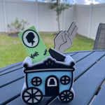 Carriage Shaped Book Mark Holder 3D Print Customizable Choose Color-Create Fantasy Crafts