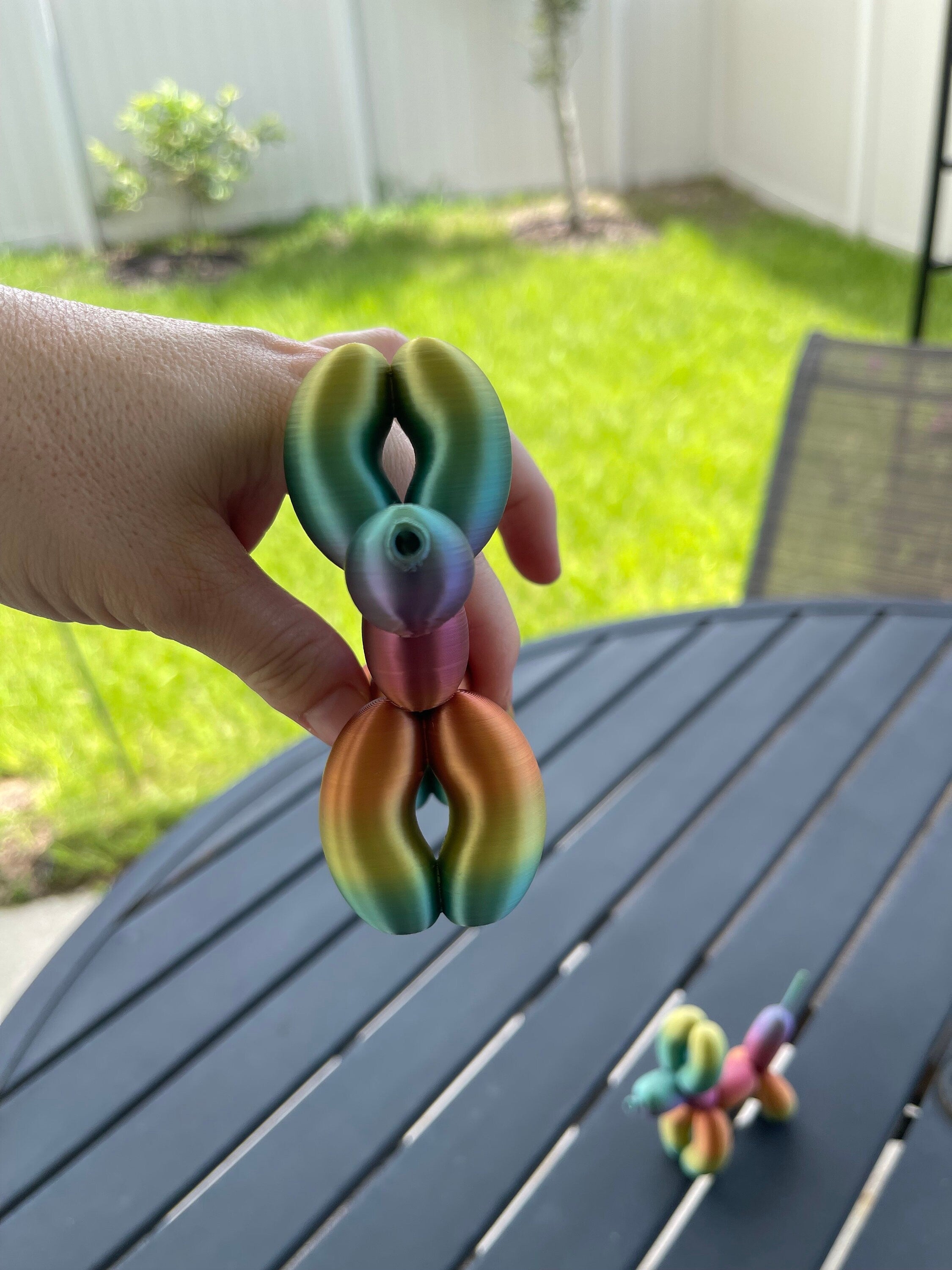 Cute 3d Print Balloon Dog Figurine - Customizable Color-Create Fantasy Crafts