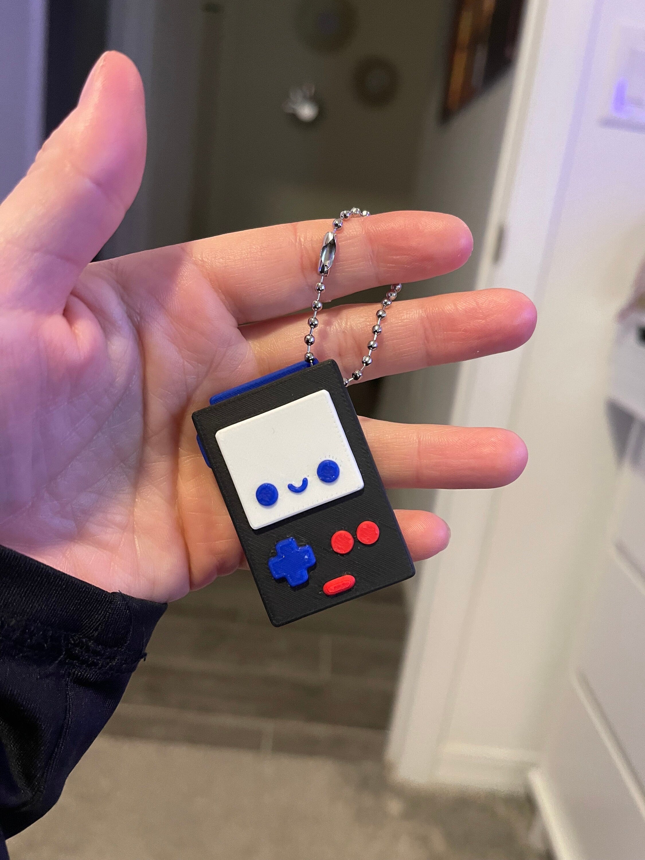 Cute Game Console Keychains 3d Print - Customizable Colors-Create Fantasy Crafts