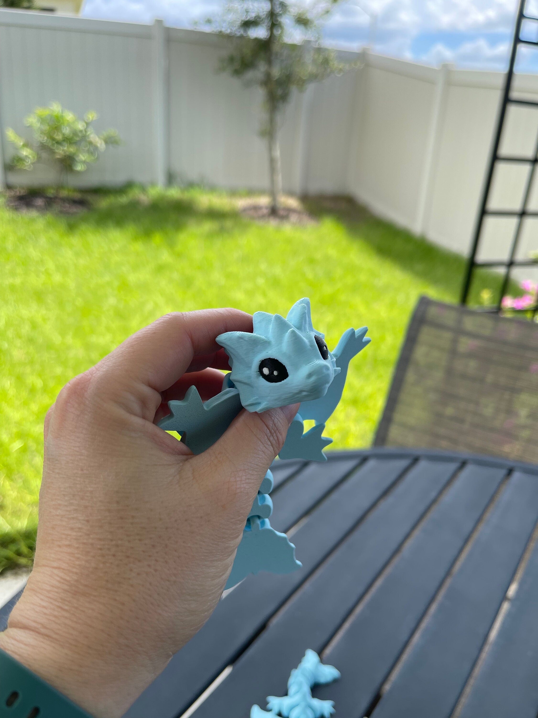 3D Print Baby Articulating Wyvern Customizable Choose your own Color Bookself Decor Fidget Toy Gift-Create Fantasy Crafts
