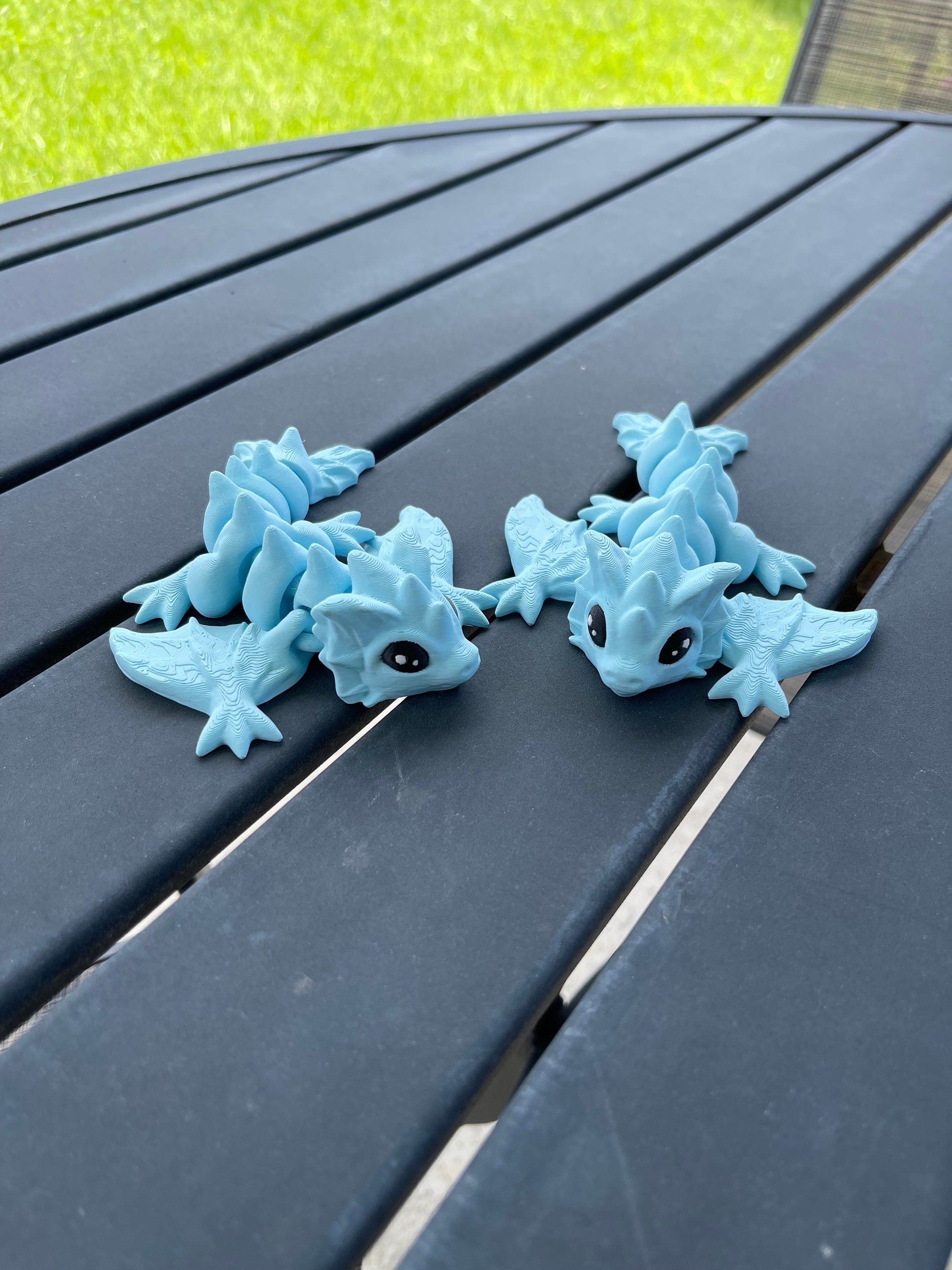 3D Print Baby Articulating Wyvern Customizable Choose your own Color Bookself Decor Fidget Toy Gift-Create Fantasy Crafts