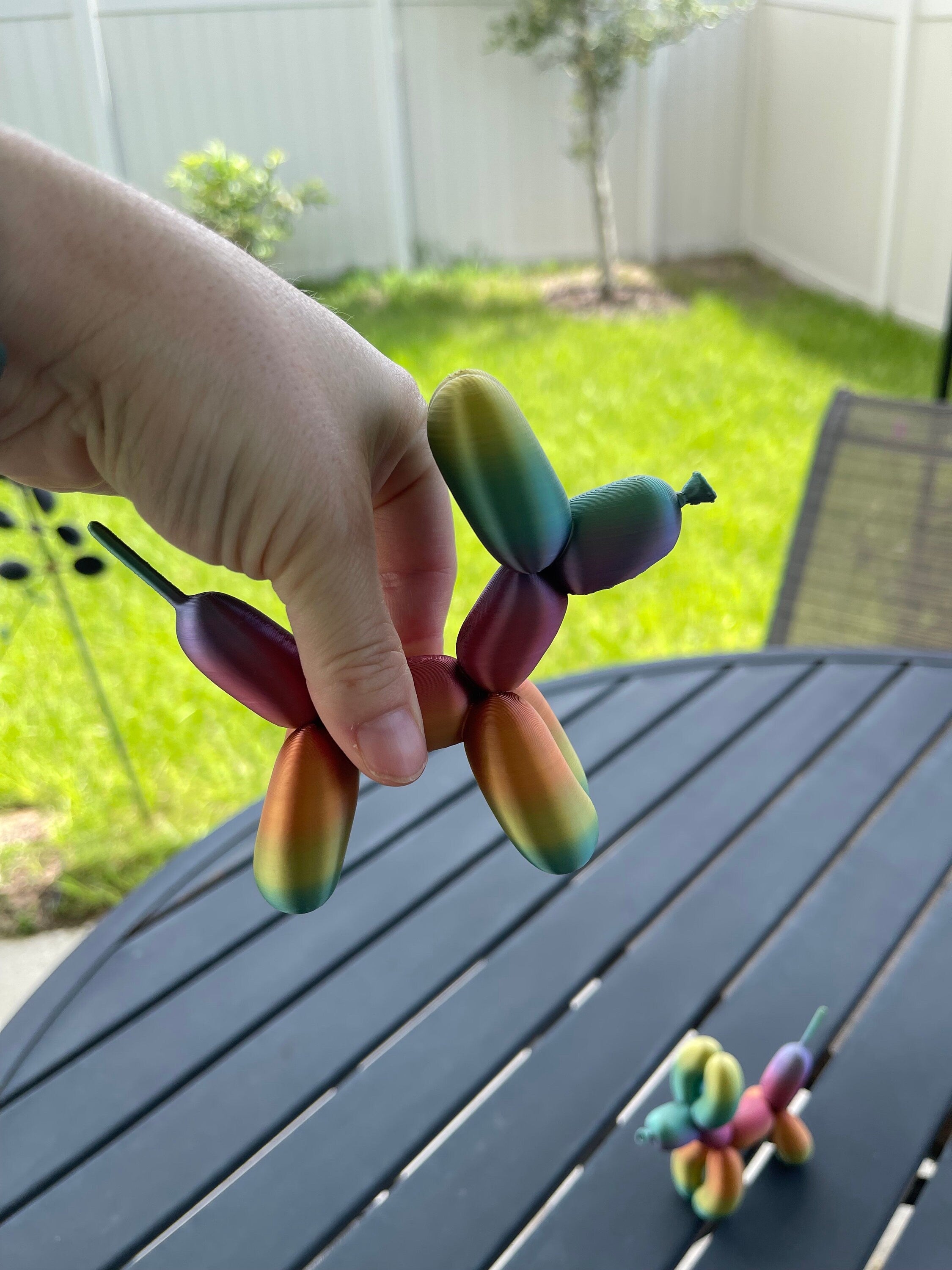 Cute 3d Print Balloon Dog Figurine - Customizable Color-Create Fantasy Crafts