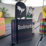 Book Shaped Bookmark Holder 3D Print Customizable Choose Color-Create Fantasy Crafts
