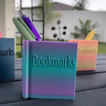 Book Shaped Bookmark Holder 3D Print Customizable Choose Color-Create Fantasy Crafts
