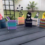 Book Shaped Bookmark Holder 3D Print Customizable Choose Color-Create Fantasy Crafts