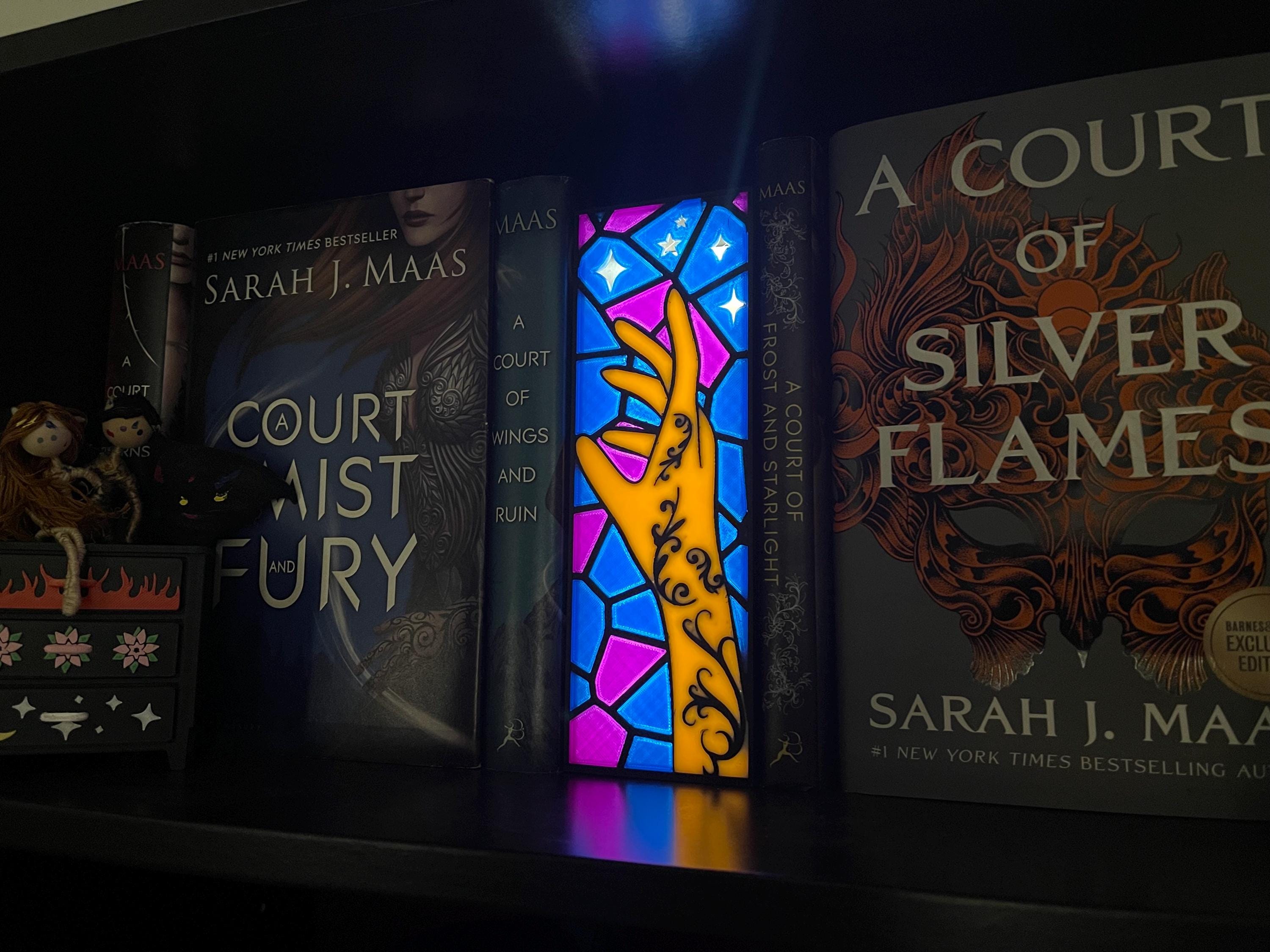 Reaching for the Stars - Light Up Book Nook USB UV 3D Printed Bookshelf Decor-Create Fantasy Crafts