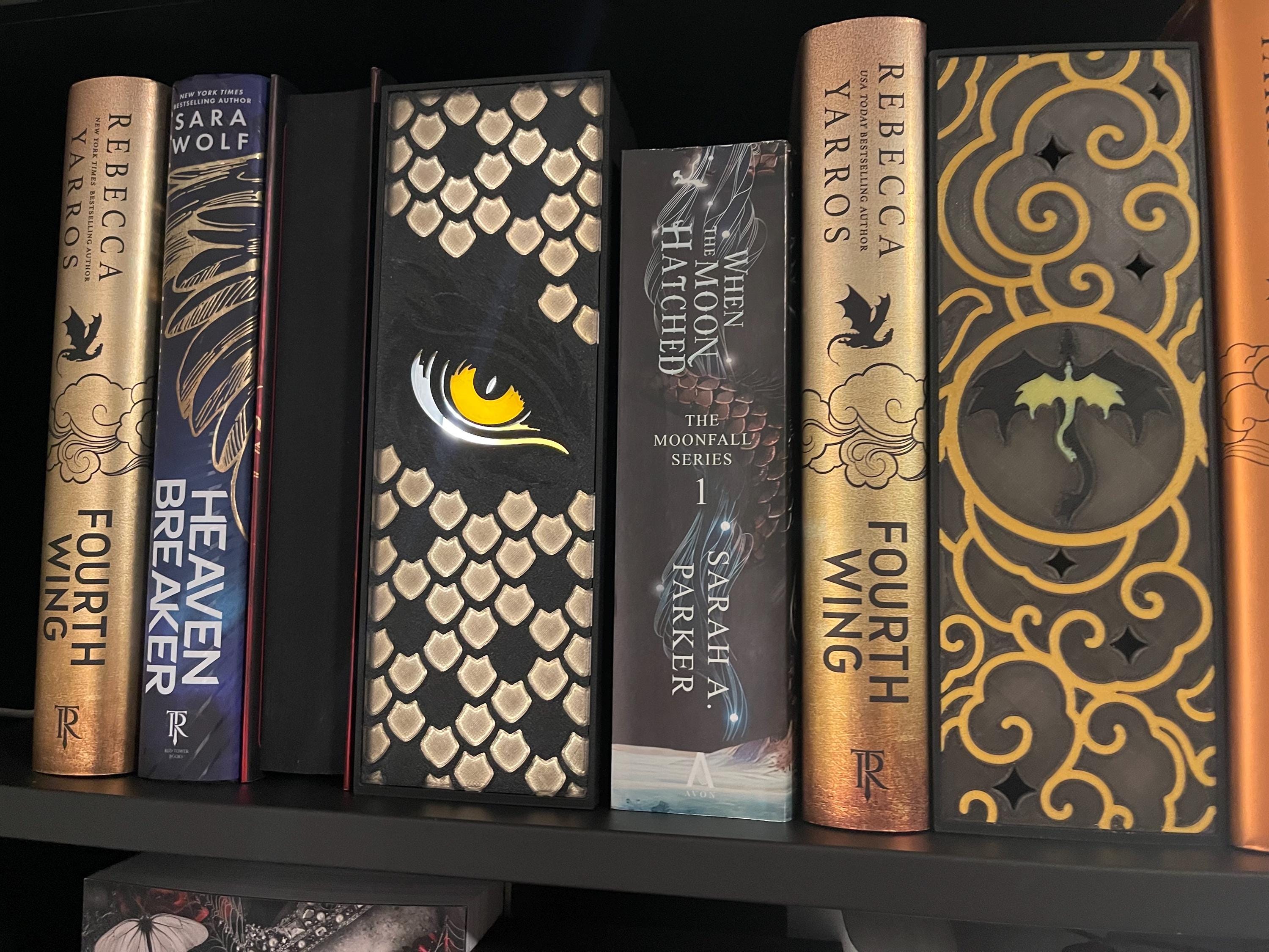 Dragon Eye - Light Up Book Nook USB UV 3D Printed Bookshelf Decor-Create Fantasy Crafts