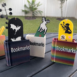 Book Shaped Bookmark Holder 3D Print Customizable Choose Color-Create Fantasy Crafts