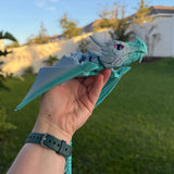 Fierce Wyvern Dragon 3D Print Articulating Customizable You Choose Color-Create Fantasy Crafts