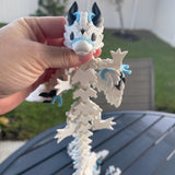 Moon Baby Dragon Articulating 3D Print Gift Toy Decor Glow in Dark-Create Fantasy Crafts