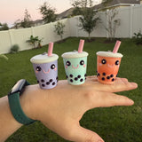 Cute Bubble Tea Boba Tea Milk Tea Keychains 3d Printed-Create Fantasy Crafts