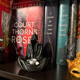 Sitting Ghost Figure with Attached Tea Cup - 3D Printed - Hand Painted-Create Fantasy Crafts