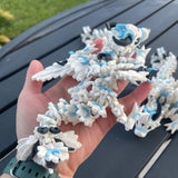 Moon Baby Dragon Articulating 3D Print Gift Toy Decor Glow in Dark-Create Fantasy Crafts