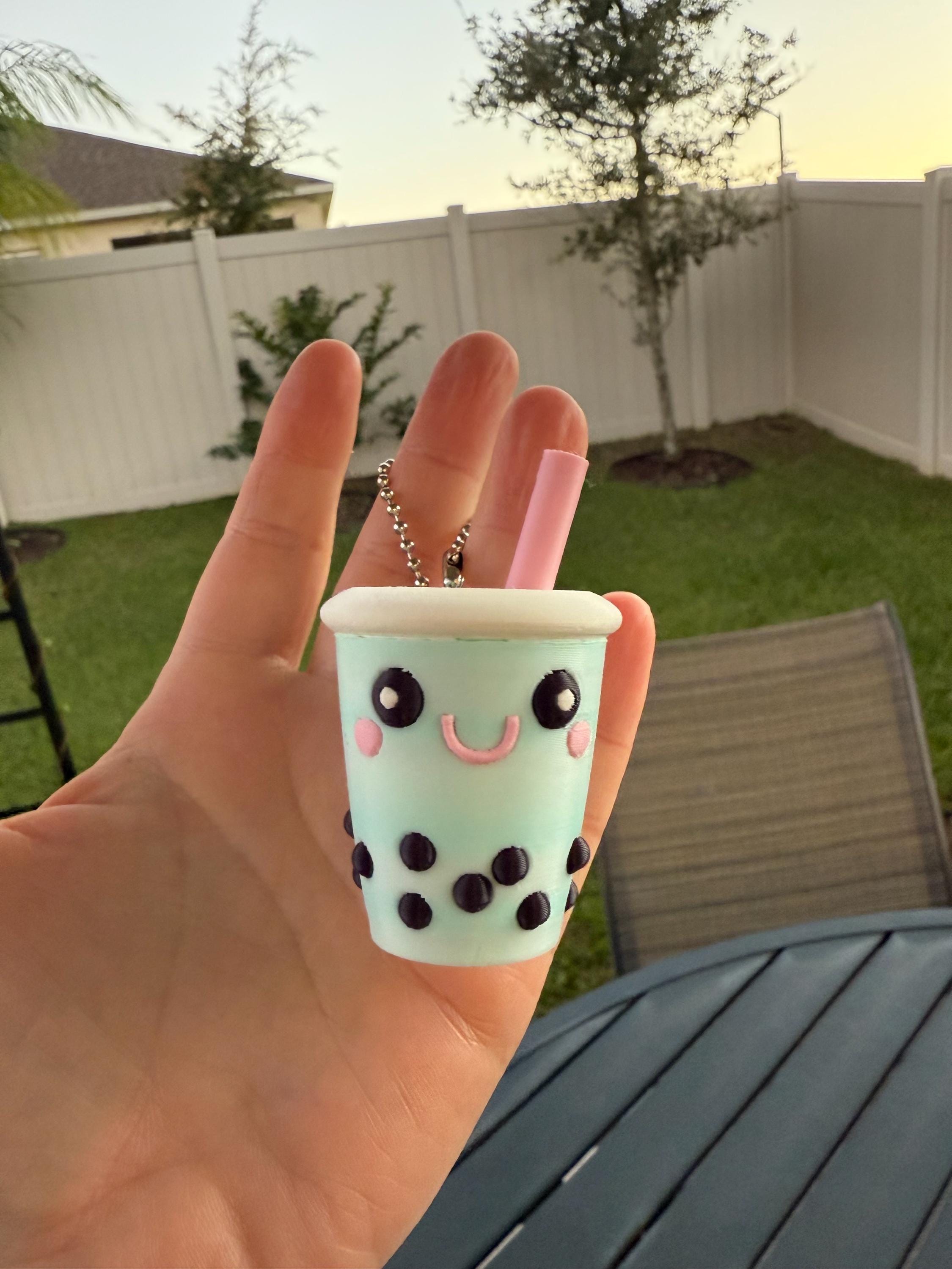 Cute Bubble Tea Boba Tea Milk Tea Keychains 3d Printed-Create Fantasy Crafts
