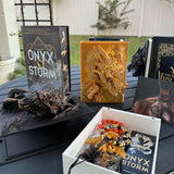 Dragon Book Storage Box 3D Printed - Metallic Wax Finish - Stash Box Storage D&D Dice Card Box-Create Fantasy Crafts