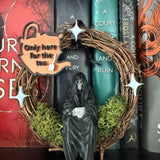 Reaper Drinking Tea - Decorative Mini Wreaths - Customizable-Create Fantasy Crafts