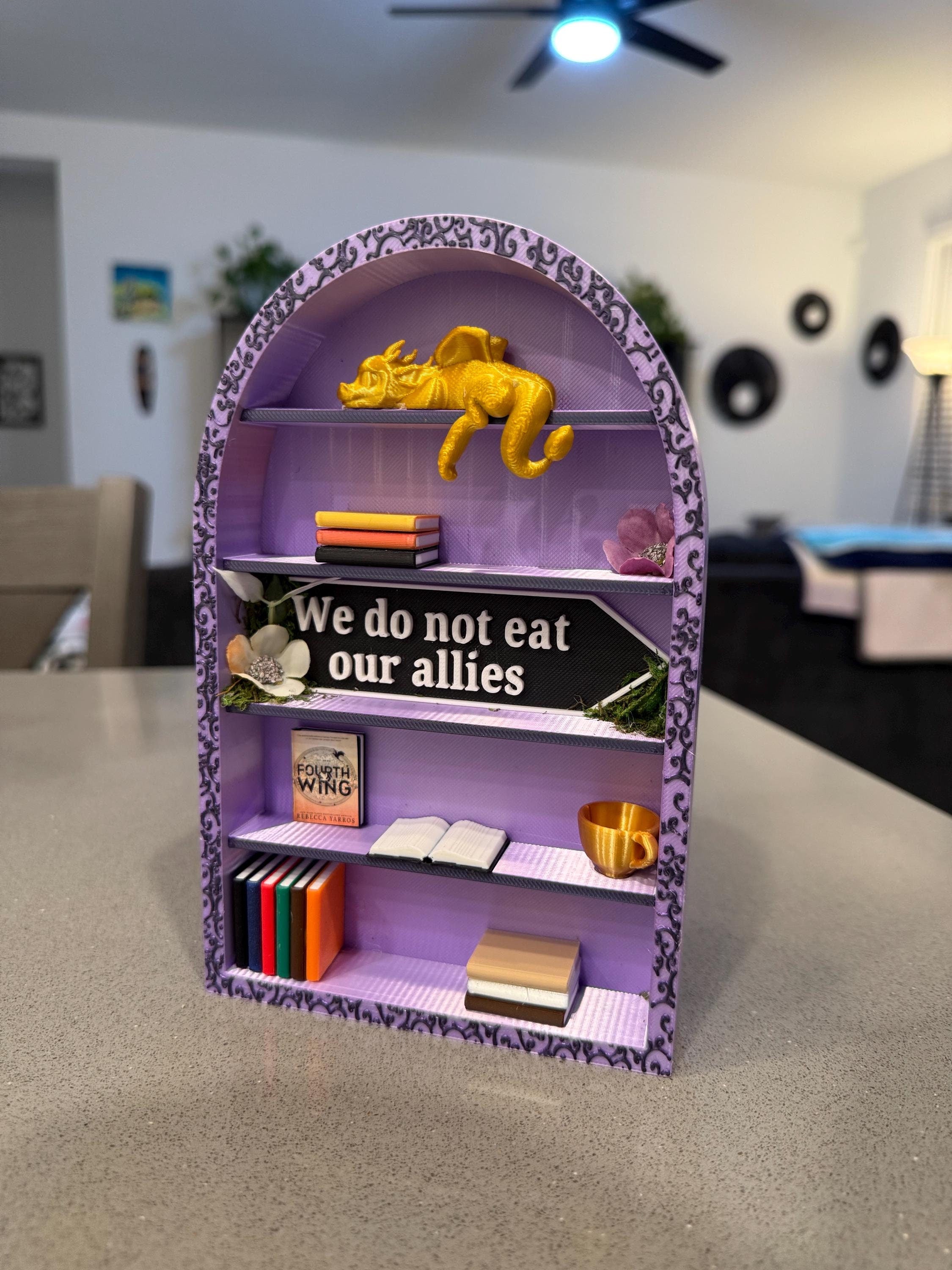 Decorated 3d Print Arch Shelf-Create Fantasy Crafts