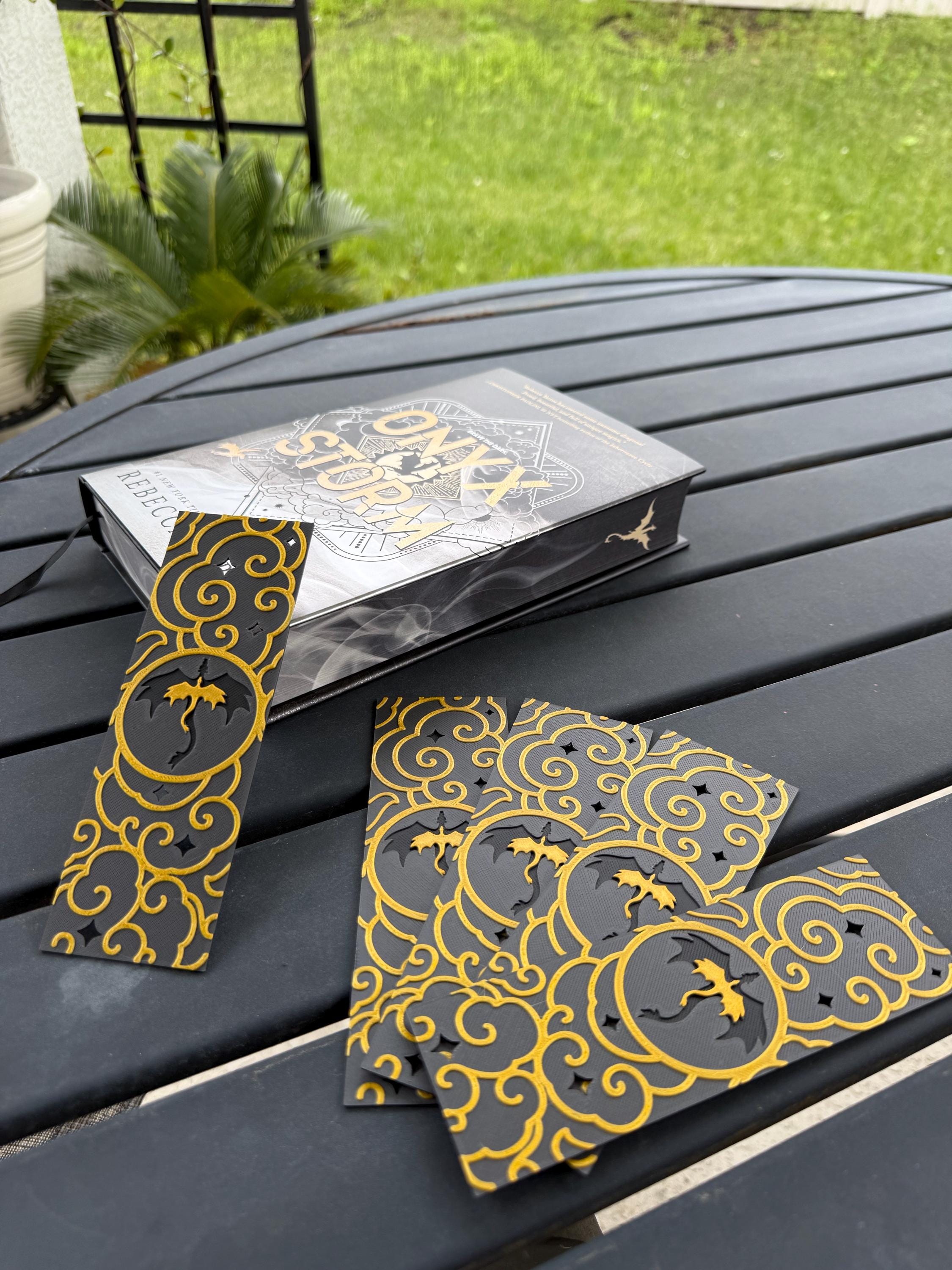 3D Print Dragon Cloud Book Marks - Made with HueForge-Create Fantasy Crafts