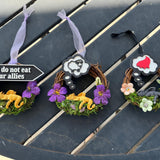 Sleeping Dragon Decorative Mini Wreaths - Customizable-Create Fantasy Crafts