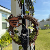 Reaper Drinking Tea - Decorative Mini Wreaths - Customizable-Create Fantasy Crafts