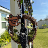 Reaper Drinking Tea - Decorative Mini Wreaths - Customizable-Create Fantasy Crafts