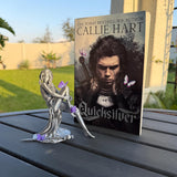 Silver Alchemist Statue 3D Printed Bookshelf Decor Bookish Merch-Create Fantasy Crafts