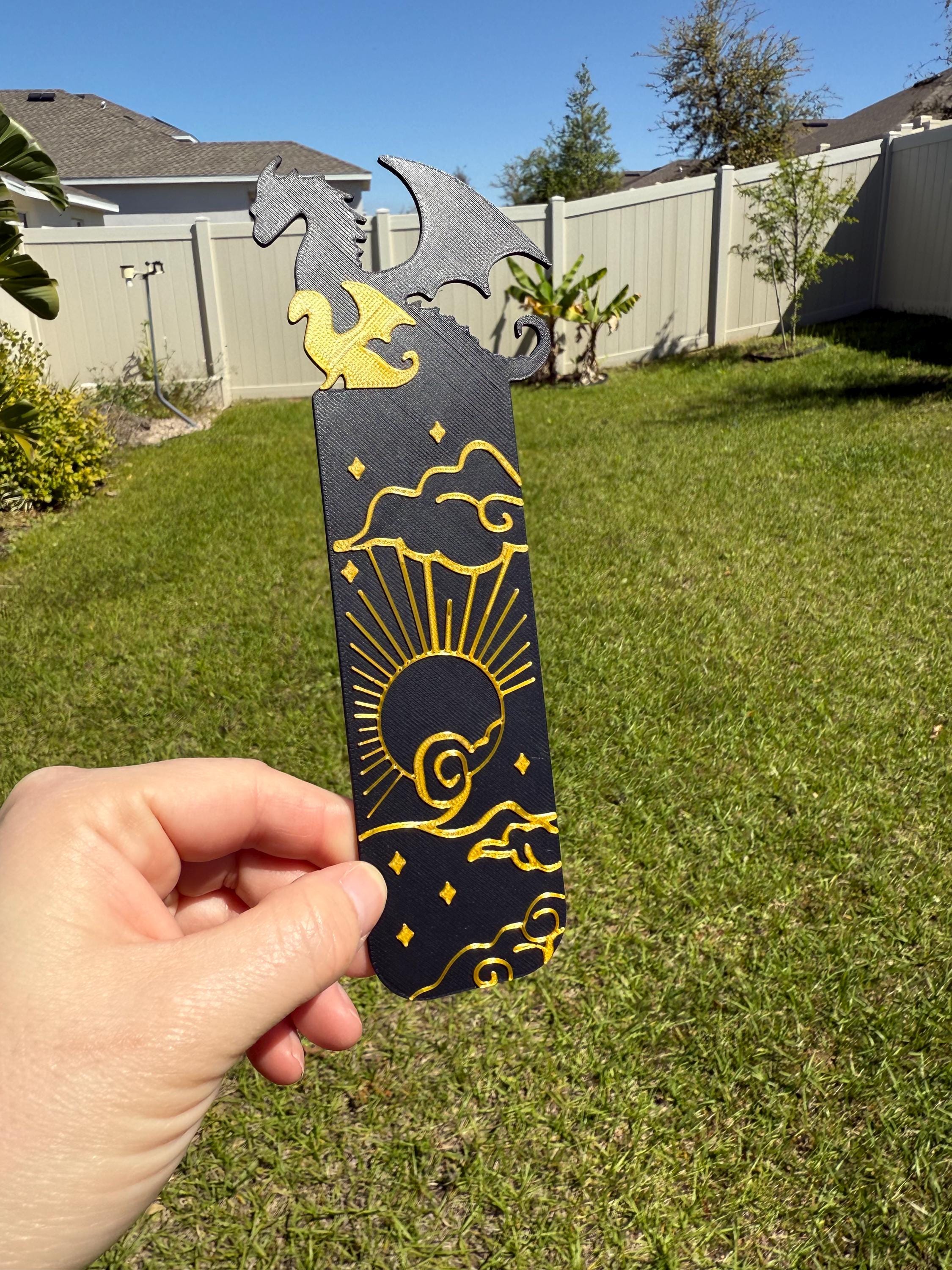 3D Printed 2 Dragon Bookmark-Create Fantasy Crafts